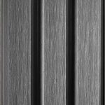 Grey fluted panel